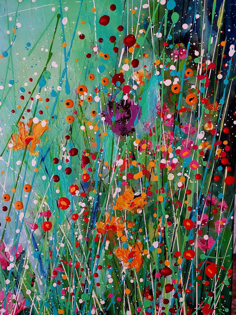 Original Floral Painting by Karnish Art