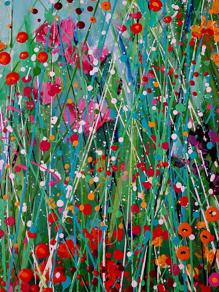 Original Floral Painting by Karnish Art