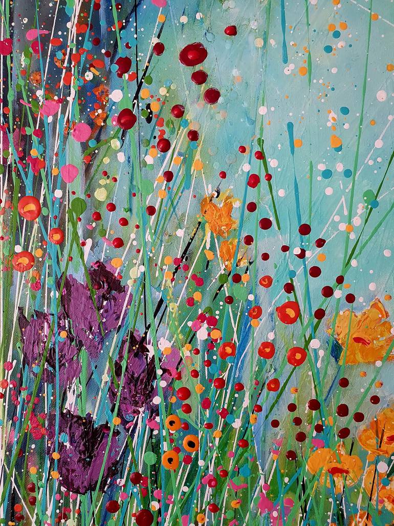 Original Floral Painting by Karnish Art