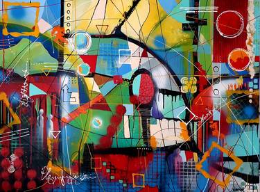 Original Abstract Paintings by Karnish Art