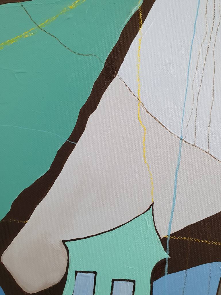 Original Figurative Abstract Painting by Karnish Art