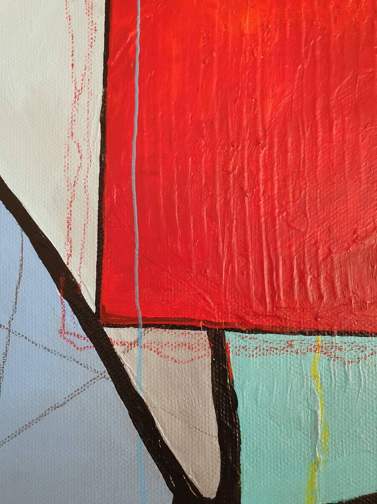Original Figurative Abstract Painting by Karnish Art