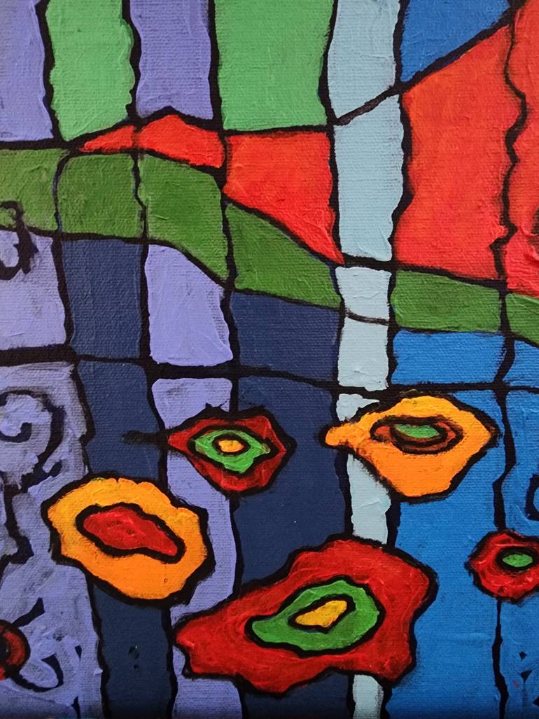 Original Abstract Expressionism Abstract Painting by Karnish Art