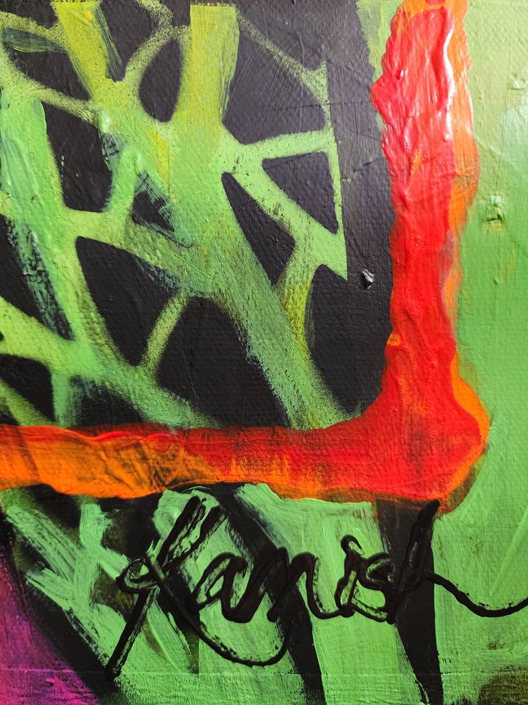 Original Abstract Expressionism Abstract Painting by Karnish Art