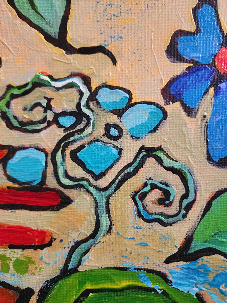 Original Abstract Expressionism Abstract Painting by Karnish Art