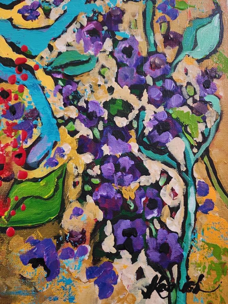 Original Abstract Expressionism Abstract Painting by Karnish Art