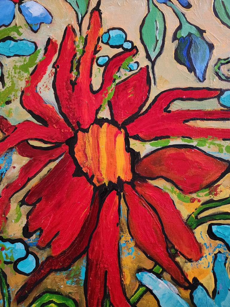 Original Abstract Expressionism Abstract Painting by Karnish Art