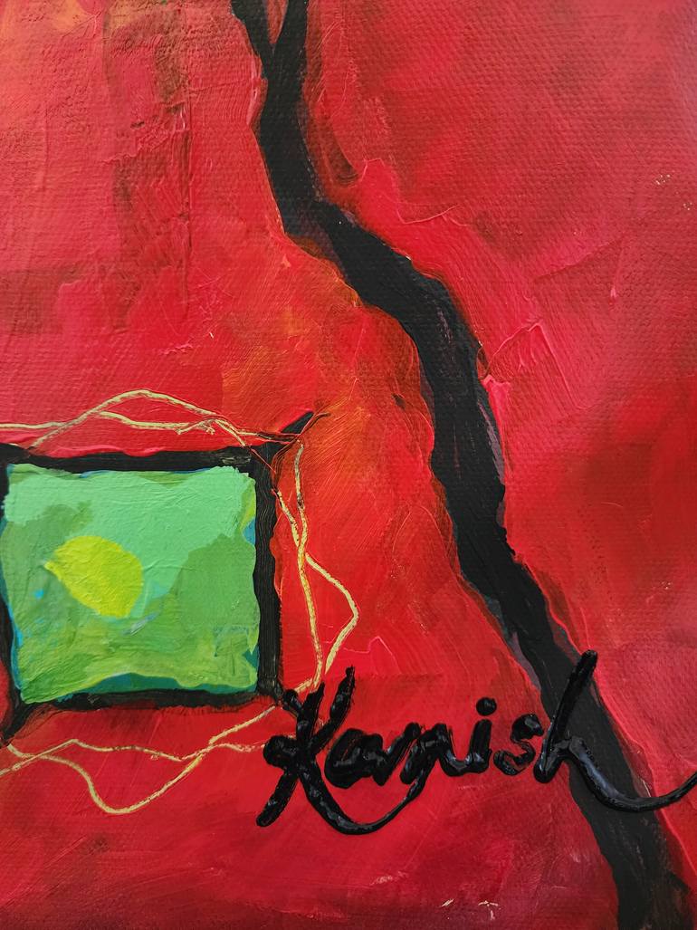 Original Abstract Expressionism Abstract Painting by Karnish Art