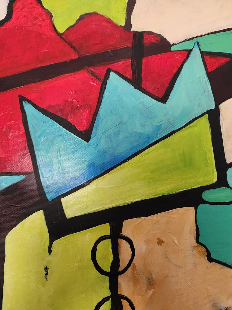 Original Abstract Expressionism Abstract Painting by Karnish Art