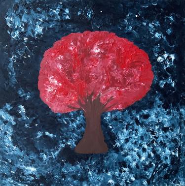 Print of Tree Paintings by Sepehr Roshanshomal