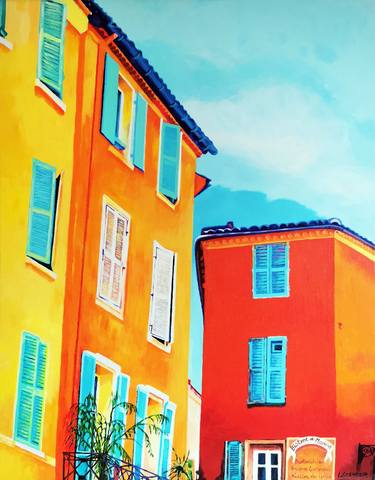 Print of Expressionism Architecture Paintings by Izabela Szewczyk-Martin