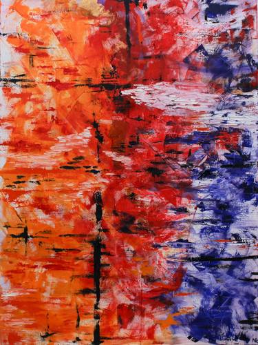 Original Abstract Expressionism Abstract Paintings by Natalie Reyne