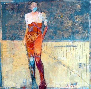 Original Expressionism Nude Paintings by Jylian Gustlin