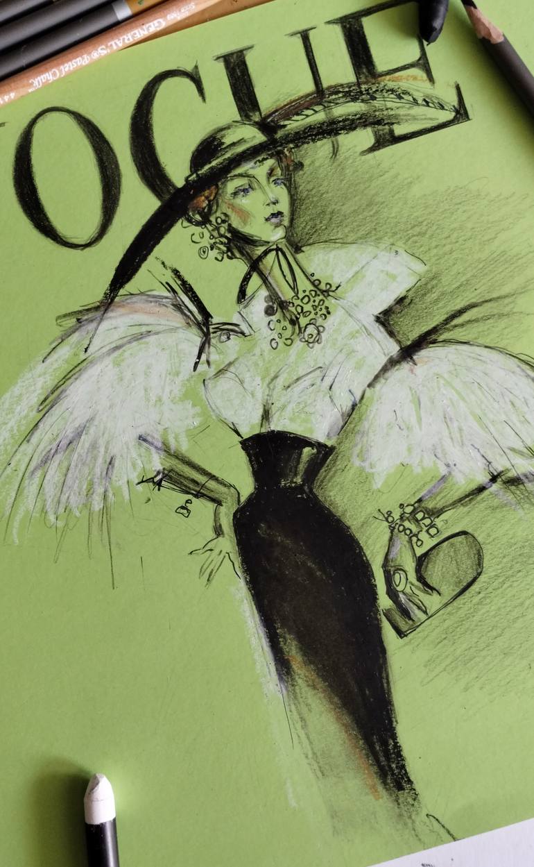 Original Contemporary Fashion Painting by Love Haskins