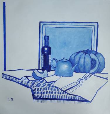 "Blue domestic still life" thumb