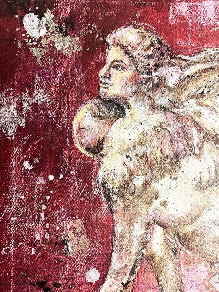 Original Abstract Expressionism Classical mythology Mixed Media by Mariya Volynskih