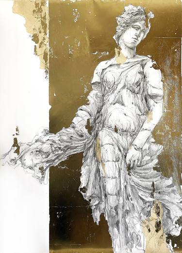 Original Art Deco Women Drawings by Mariya Volynskih