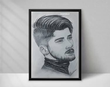 Zyan Malik draw pencil art thumb
