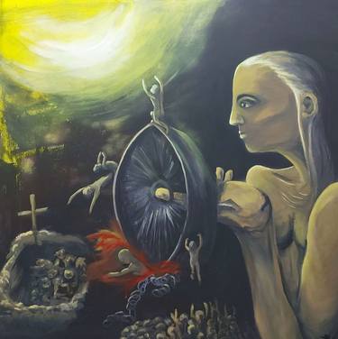 Original Surrealism Classical mythology Paintings by adina sisca