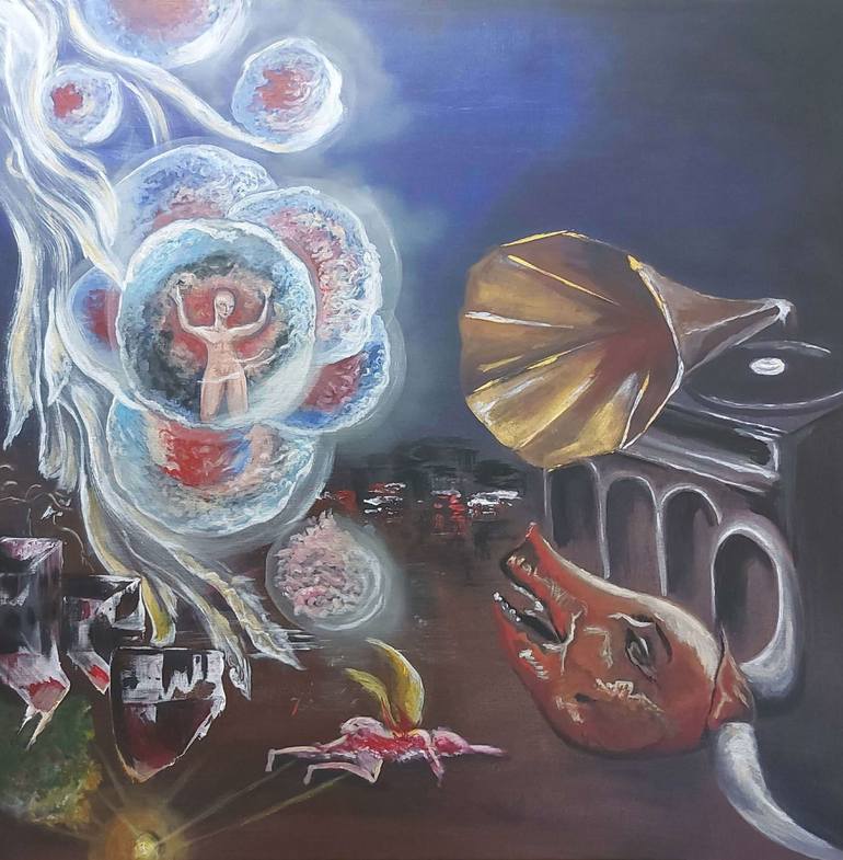 Original Contemporary World Culture Paintings by Adina Sisca