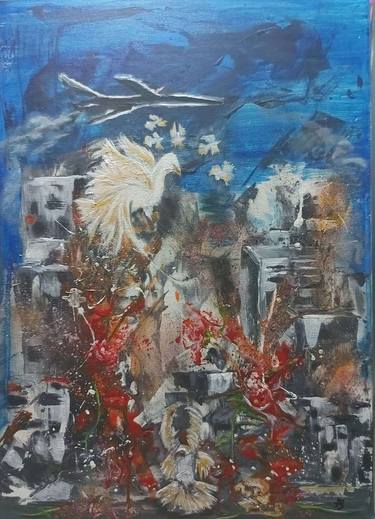 Original Abstract Expressionism World Culture Paintings by adina sisca