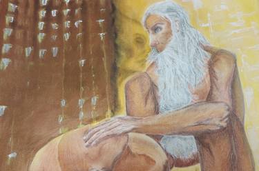 Original Expressionism Religious Drawings by adina sisca