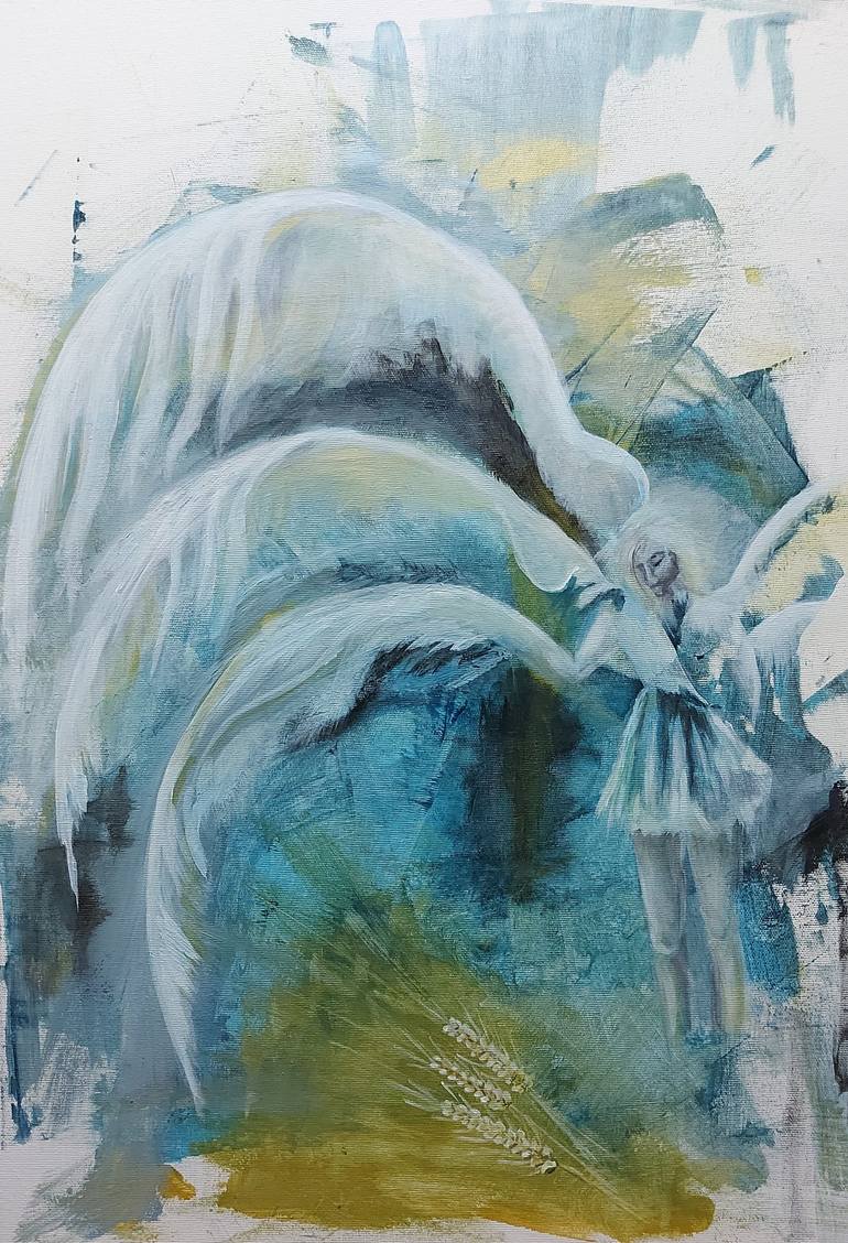 Original Abstract Expressionism Religion Paintings by Adina Sisca