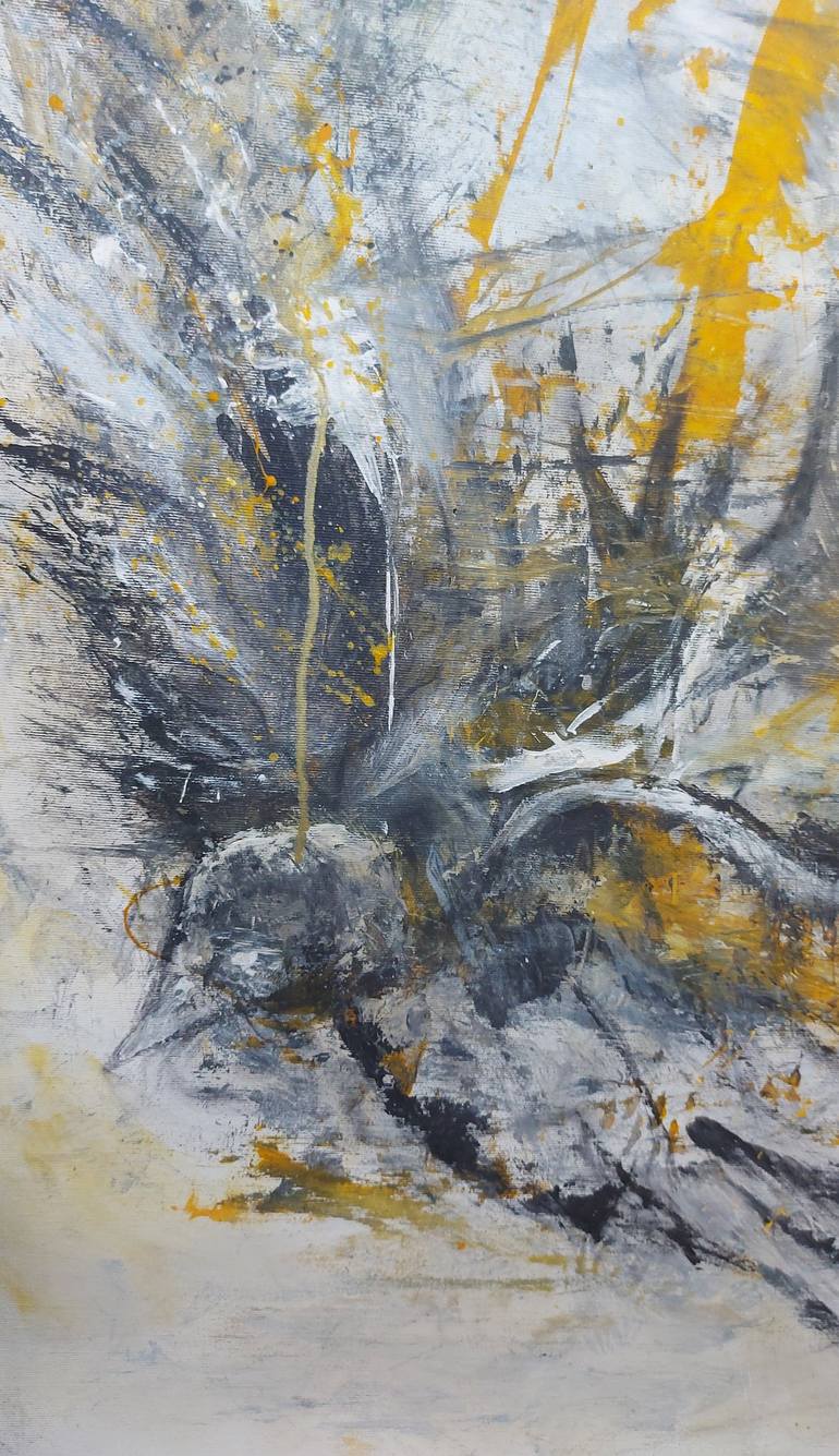 Original Abstract Expressionism Abstract Painting by adina sisca