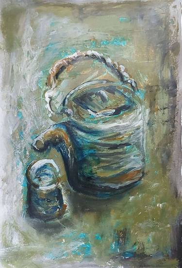 Print of Expressionism Still Life Paintings by adina sisca