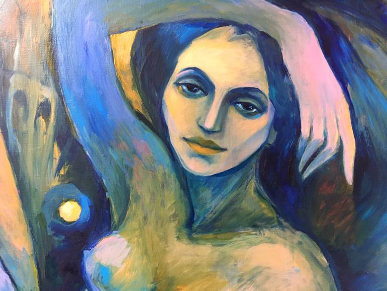 Original Conceptual Women Painting by Irina Makarova