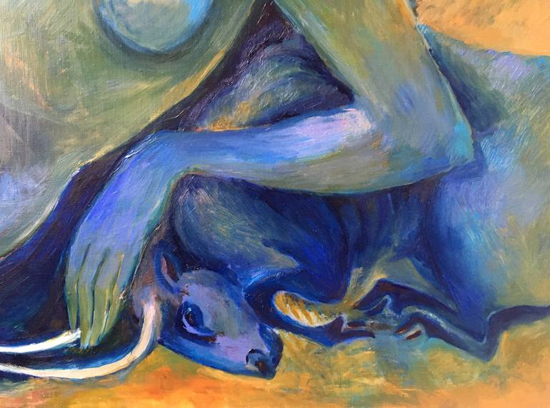 Original Conceptual Women Painting by Irina Makarova