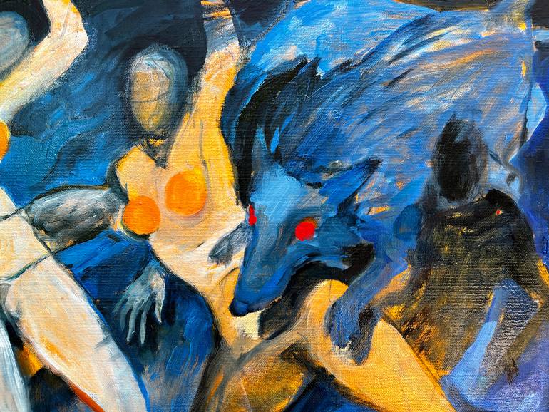 Original Abstract Expressionism Abstract Painting by Irina Makarova