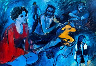 Original Conceptual Portrait Painting by Irina Makarova