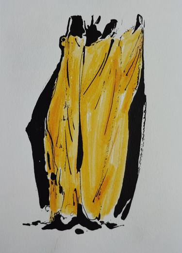 Original Figurative People Drawings by Ani Baghdasaryan