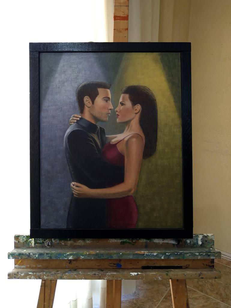 Original Love Painting by Carlos Almor