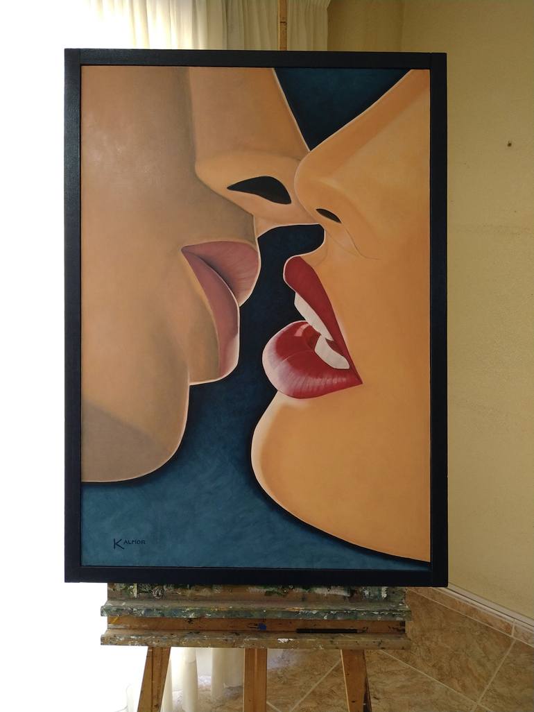 Original Love Painting by Carlos Almor