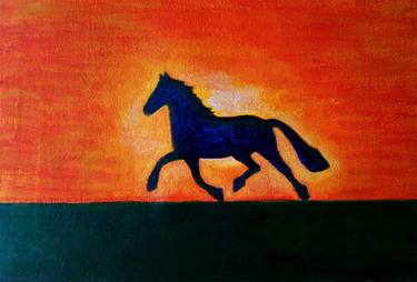 Original Horse Paintings by Carlos Almor