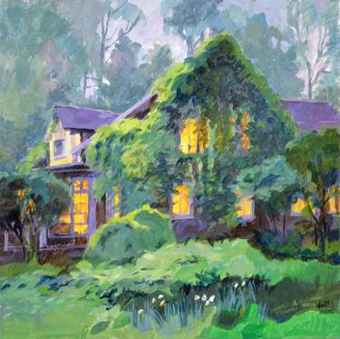 Print of Impressionism Architecture Paintings by Elena Tronina