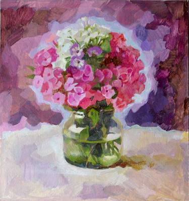 Original Impressionism Floral Paintings by Elena Tronina