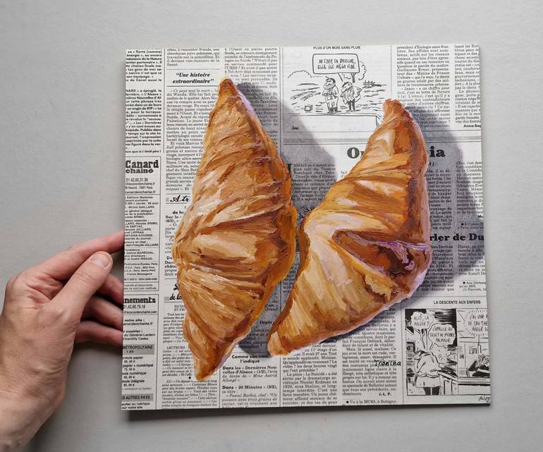 Original Food Painting by Elena Tronina