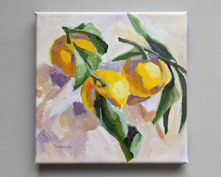 Original Impressionism Still Life Painting by Elena Tronina
