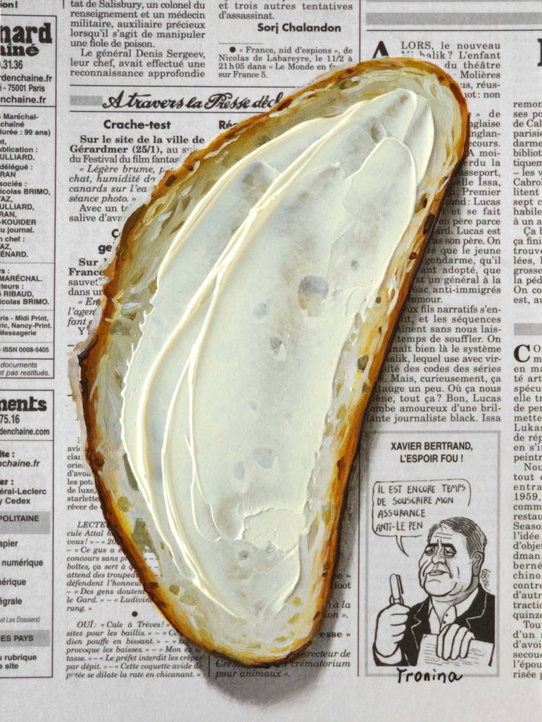 Original Contemporary Food Paintings by Elena Tronina