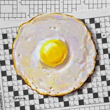 Saatchi Art Artist Elena Tronina; Painting, “Fried egg” #art