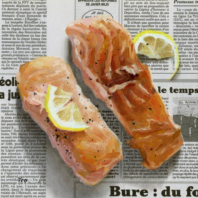 Print of Contemporary Food Paintings by Elena Tronina