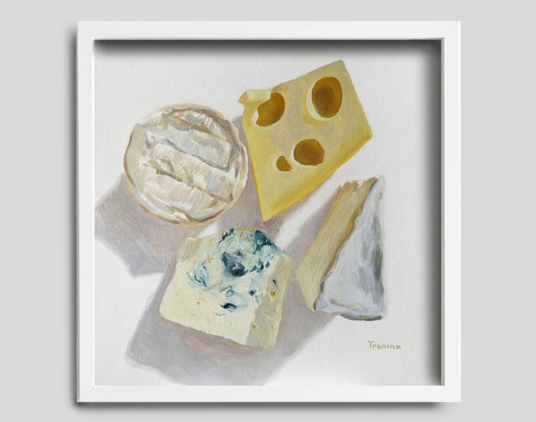 Original Art Deco Still Life Painting by Elena Tronina