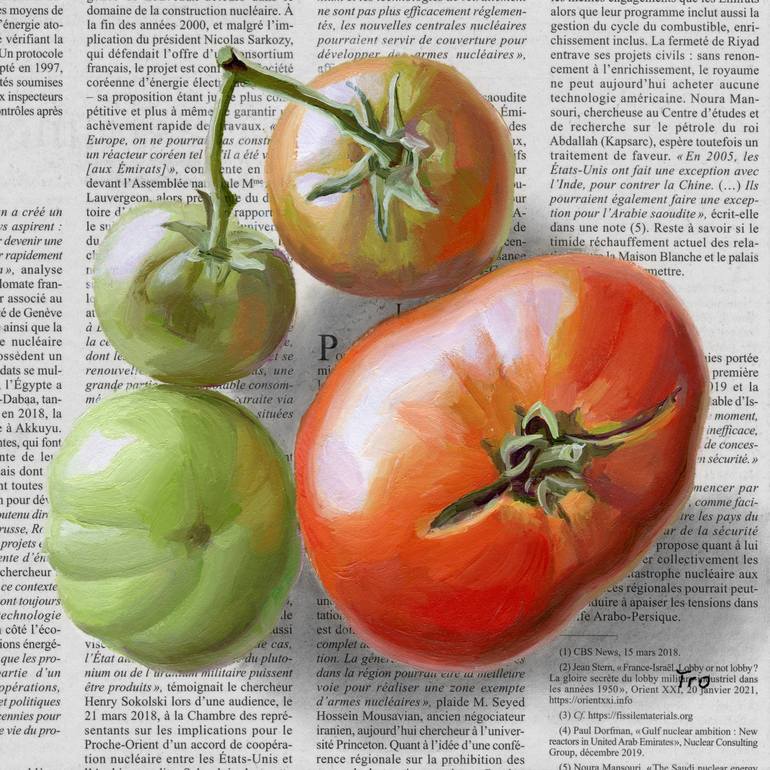 Print of Art Deco Food Paintings by Elena Tronina