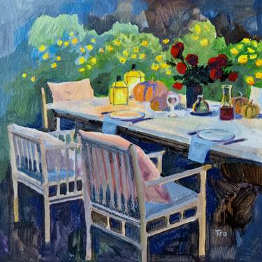 Original Impressionism Garden Paintings by Elena Tronina