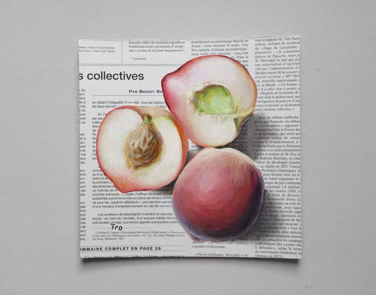 Original Fine Art Food Painting by Elena Tronina