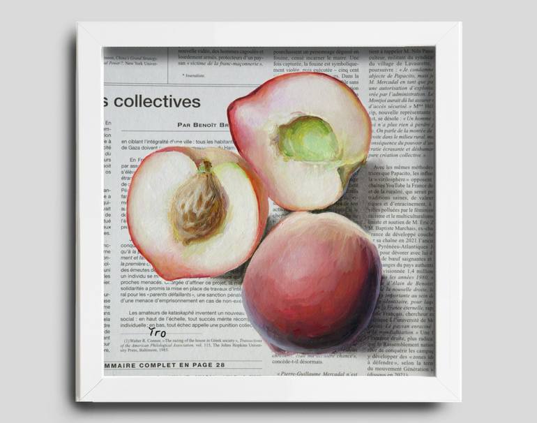 Original Fine Art Food Painting by Elena Tronina