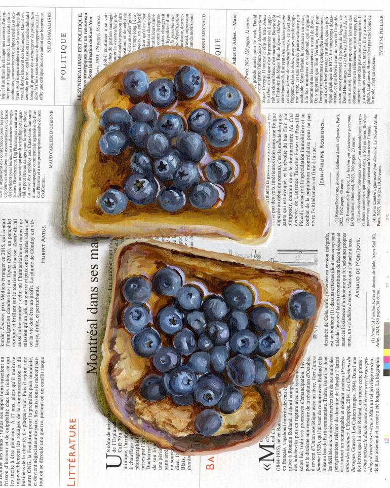 Print of Art Deco Food Paintings by Elena Tronina